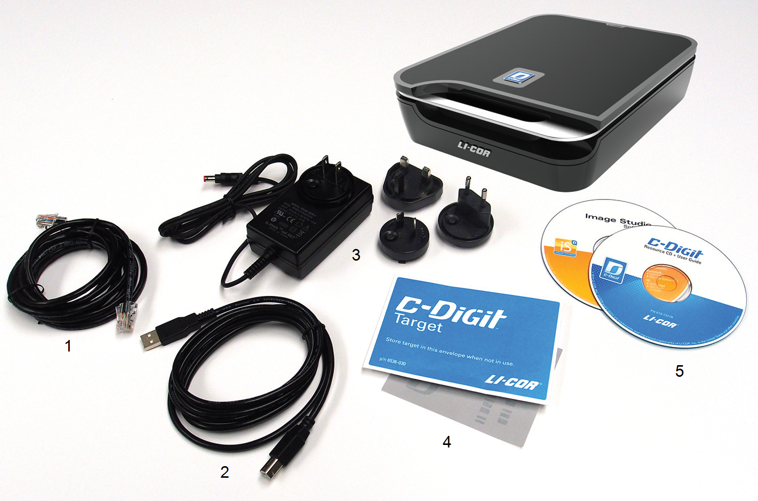 Contents of the C-DiGit box