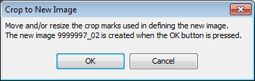 Image Studio 5.0 Crop to New Image Dialog