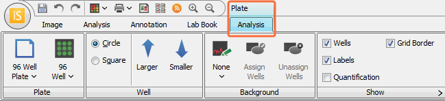 Image Studio 5.0 Plate Analysis tab