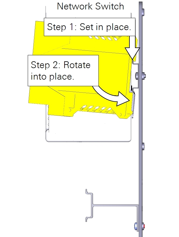 Install the network switch