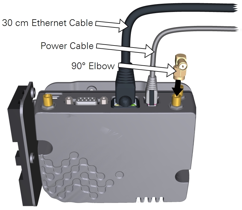 Network, poewr, and antenna connectors.