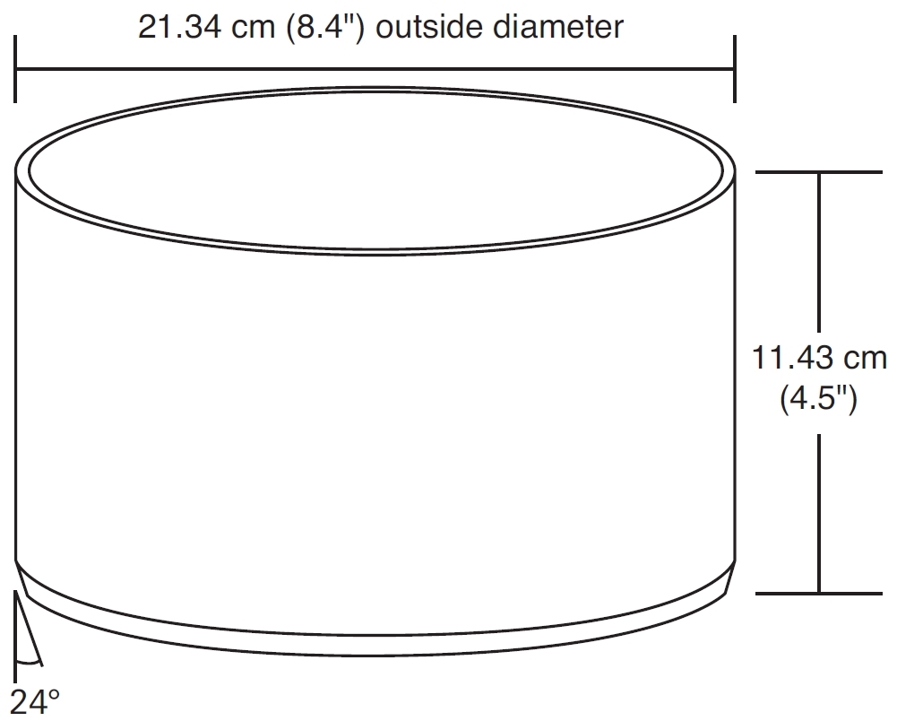 Large soil collars (20 cm) can be constructed from PVC pipe.