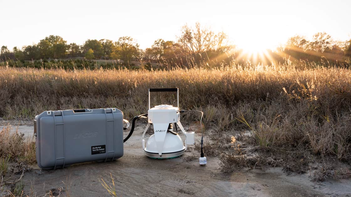 Soil Gas Flux measurements with LI-7810